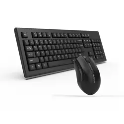 A4Tech 3000NS Wireless Keyboard & Mouse Combo - Black