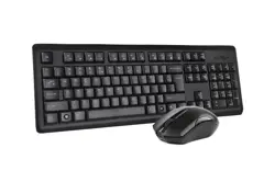 A4Tech 4200NS Wireless Keyboard & Mouse Combo - Black