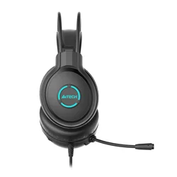 A4Tech FH300U Fstyler Neon Illuminate USB Stereo Headset - Black