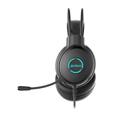 A4Tech FH300U Fstyler Neon Illuminate USB Stereo Headset - Black