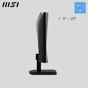 MSI PRO MP251L E2 | 24.5-Inch FHD Office Monitor - 1920 x 1080 IPS Panel, 4-Sided Frameless, 120 Hz Refresh Rate, Eye-Friendly Screen, Tilt-Adjustable, HDMI 1.4b, VGA Port