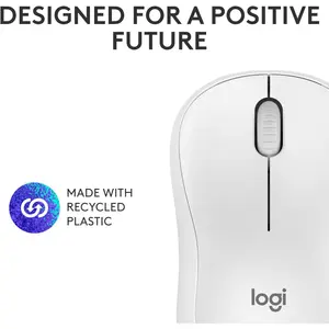 Logitech M240 Silent Bluetooth Wireless Mouse | White