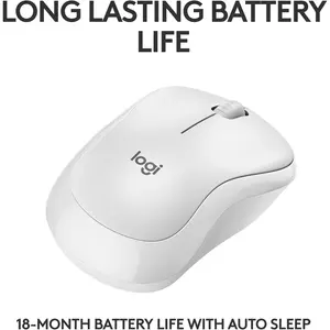 Logitech M240 Silent Bluetooth Wireless Mouse | White