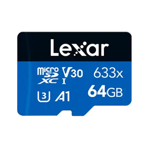 Lexar 64GB High Performance 633x microSDHC microSDXC UHS-I Blue Series Memory Card