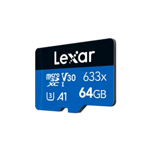 Lexar 64GB High Performance 633x microSDHC microSDXC UHS-I Blue Series Memory Card