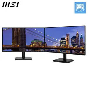 MSI PRO MP251L E2 | 24.5-Inch FHD Office Monitor - 1920 x 1080 IPS Panel, 4-Sided Frameless, 120 Hz Refresh Rate, Eye-Friendly Screen, Tilt-Adjustable, HDMI 1.4b, VGA Port