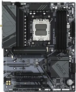 Gigabyte B650 Eagle AX AM5 AMD B650 ATX, DDR5, 3x M.2, PCIe 5.0, USB 3.2 Gen2x2 Type-C, Wi-Fi 6E, Realtek GbE LAN