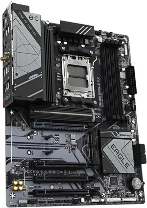 Gigabyte B650 Eagle AX AM5 AMD B650 ATX, DDR5, 3x M.2, PCIe 5.0, USB 3.2 Gen2x2 Type-C, Wi-Fi 6E, Realtek GbE LAN
