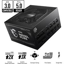 MSI MAG A850GL PCIE5 850W 80 Plus Gold Fully Modular Power Supply