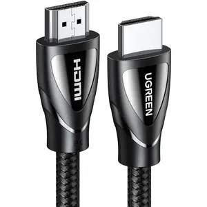 UGREEN 80403 8K HDMI Cable 2.1 48Gbps Ultra High Speed Braided HDMI Cable, 2M | Black