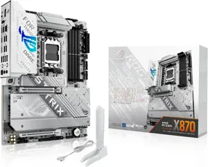 ASUS ROG STRIX X870-A GAMING WIFI AMD AM5 X870 ATX Motherboard 16+2+2 Power Stages, Dynamic OC Switcher, Core Flex, DDR5 AEMP, WiFi 7, 4X M.2, PCIe 5.0, Q-Release Slim, USB4, AI OCing & Networking