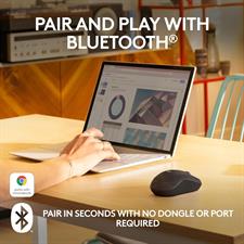Logitech M240 Silent Bluetooth Wireless Mouse | Graphite
