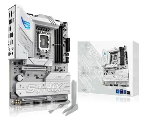 ASUS ROG Strix B860-A Gaming WiFi, ATX Motherboard, Advanced AI Ready, 14+1+2+1 Power Stages, DDR5, PCIe 5.0, Four M.2 Slots, WiFi 7, AI Networking II, Aura Sync RGB