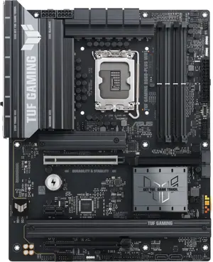 ASUS TUF Gaming B860-PLUS WiFi B860 LGA 1851 ATX Motherboard, Intel® Core™ Ultra Series 2 Ready, Advanced AI PC-Ready, 12+1+2+1 Stages, DDR5,PCIe 5.0, 3X M.2, Wi-Fi 7, 2.5Gb LAN, USB 20Gbps Type-C