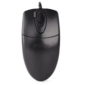 A4Tech OP-620DS - 2x Click Silent Wired Mouse | Black