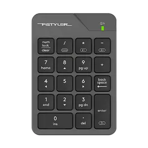 A4Tech Fstyler FBK21C Bluetooth & 2.4G Rechargeable Wireless Keypad