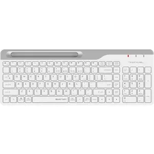A4Tech Fstyler FBK25 QuietKey Bluetooth & 2.4G Wireless Keyboard - White