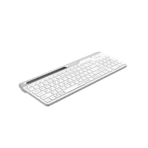 A4Tech Fstyler FBK25 QuietKey Bluetooth & 2.4G Wireless Keyboard - White