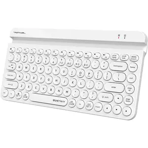 A4Tech Fstyler FBK30 Bluetooth & 2.4G Wireless Keyboard - White