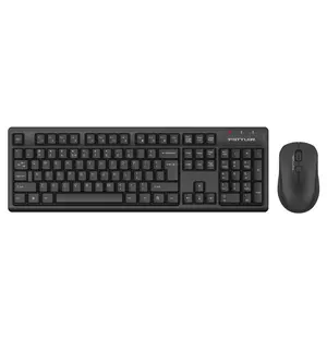 A4Tech Fstyler FG1200S 2.4G Power-Saving Wireless Keyboard & Mouse Combo - Black
