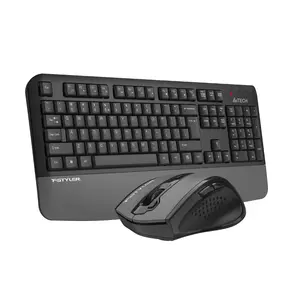 A4Tech Fstyler FG2500S 2.4G Power-Saving Wireless Comfort Keyboard & Mouse Combo - Grey