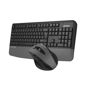 A4Tech Fstyler FG2500S 2.4G Power-Saving Wireless Comfort Keyboard & Mouse Combo - Grey