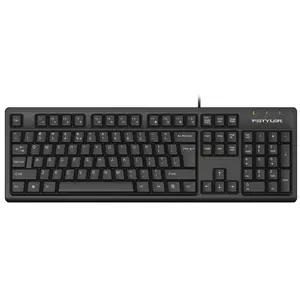 A4Tech Fstyler FKS12 Natural_A Multimedia Comfort Keyboard - Black