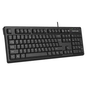 A4Tech Fstyler FKS12 Natural_A Multimedia Comfort Keyboard - Black