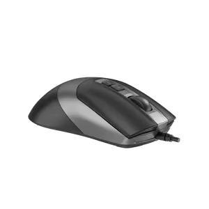 A4Tech FM50S Plus Optical Wired Mouse, 4000 DPI, 5-Level Resolution, 1000Hz 4 Level Report Rate, Silent Clicks - Black