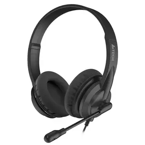 A4Tech HU-10 USB Stereo Headset - Black