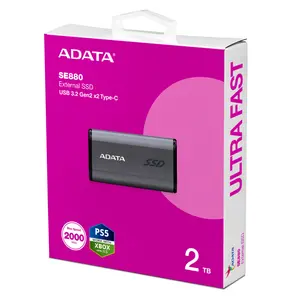 ADATA Elite SE880 2TB USB 3.2 Gen2 x2 External SSD | Performance up to 2000MB/s  