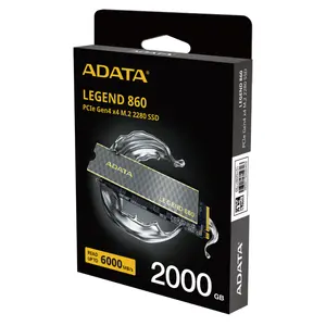 ADATA Legend 860 2TB M.2 2280 NVMe PCle Gen 4x4 Solid State Drive | Up to 6,000 MB/s Read Speeds