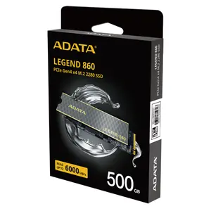 ADATA Legend 860 500GB M.2 2280 NVMe PCle Gen 4x4 Solid State Drive | Up to 5,000 MB/s Read Speeds