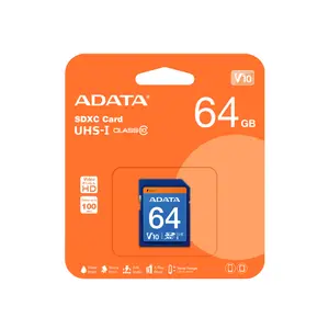 ADATA Premier 64GB SDXC/SDHC UHS-I Class10 Memory Card