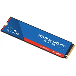 WD Blue SN5100 2TB NVMe SSD, M.2 2280, PCIe Gen 4.0, Internal Solid State Drive - Read Speeds Up to 7100MB/s