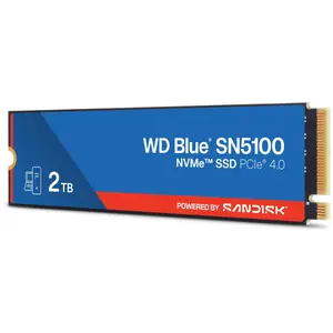 WD Blue SN5100 2TB NVMe SSD, M.2 2280, PCIe Gen 4.0, Internal Solid State Drive - Read Speeds Up to 7100MB/s