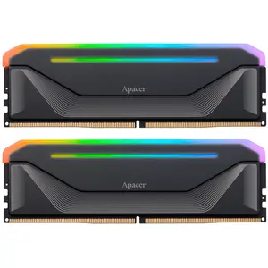 Apacer NOX RGB DDR5 32GB ( 16x2 ) DDR5 6000MHz CL38 Gaming Desktop Memory - Black