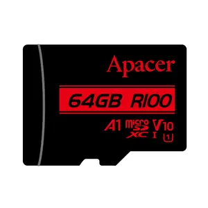 Apacer 64GB microSDHC/SDXC UHS-I Memory Card with Adapter - U1 V10 A1