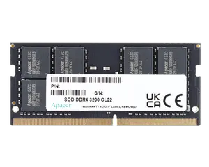 Apacer 8GB DDR4-3200Mhz CL22 SODIMM Laptop Memory - Price in Pakistan