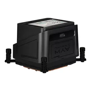 ASUS AYW Gaming LC 360 ARGB LCD AIO CPU Liquid Cooler | Advanced Cooling Performance, Vivid 2.4” IPS Screen, Pre-Installed ARGB Fans and Aura Lighting - Black