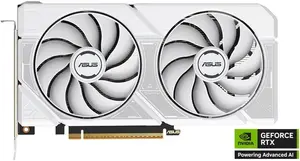 ASUS Dual GeForce RTX™ 5060 8GB GDDR7 White OC Edition Graphics Card, NVIDIA, Desktop (PCIe 5.0, DLSS 4, HDMI 2.1b, DisplayPort 2.1b, 2.5-Slot, Axial-tech Fan, 0dB Technology, Dual BIOS