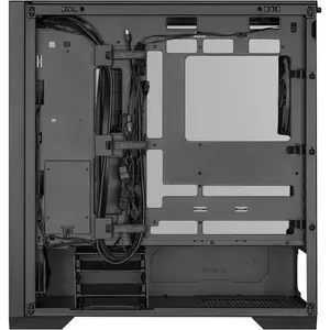 ASUS TUF Gaming GT302 ARGB ATX Mid-Tower PC Case, 4x140mm ARGB Fans, Interchangeable Tempered Glass or Mesh Side Panels - Black
