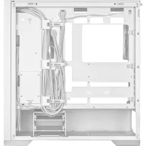 ASUS TUF Gaming GT302 ARGB ATX Mid-Tower PC Case, 4x140mm ARGB Fans, Interchangeable Tempered Glass or Mesh Side Panels - White