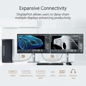 ASUS ProArt Display PA279CRV 27-inch IPS 4K UHD Professional Monitor – 99% DCI-P3, 99% Adobe RGB, Color Accuracy ΔE < 2, Calman Verified, USB-C PD 96W, VESA DisplayHDR 400, VESA MediaSync, Ergonomic Stand, Green Sustainability