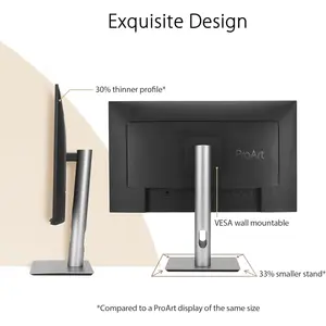 ASUS ProArt Display PA329CRV 32-inch, IPS, 4K UHD Professional Monitor – 98% DCI-P3, Color Accuracy ΔE < 2, Calman Verified, USB-C PD 96W, VESA DisplayHDR 400, VESA MediaSync, Ergonomic Stand