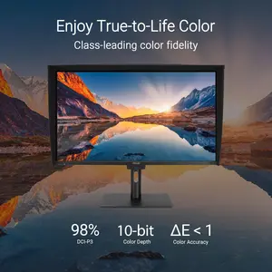 ASUS ProArt Display PA32UCE 32-inch 4K IPS Professional Monitor – 600 nits, 98% DCI-P3, Delta E<1 Color Accuracy, Built-in Motorized Colorimeter, HDR-10, HLG, Auto KVM, LuxPixel™ AGLR, Light Sync, USB-C® PD 96W, Ergonomic Stand