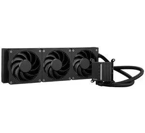 ASUS ProArt LC 360 AIO CPU Liquid Cooler | Illuminated System Status Meter, Three Matte Black Alphacool Apex Stealth Metal Power Fans, High Performance up to 3000 RPM, Low Noise, Daisy-Chain Installation - Black