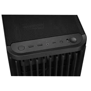 ASUS ProArt PA401 Wood Edition ATX PC Case Metal Panel, 2x 160mm Pre-Installed Fans, Wooden Front Panel