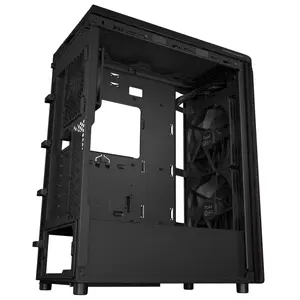 ASUS ProArt PA401 Wood Edition ATX PC Case Metal Panel, 2x 160mm Pre-Installed Fans, Wooden Front Panel