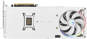 ASUS ROG Astral GeForce RTX 5080 16GB GDDR7 White OC Edition Gaming Quad Fan Graphics Card (NVIDIA DLSS 4, 3.8-Slot Design, PCIe 5.0, 3X DP 2.1b, 2X HDMI 2.1b, White